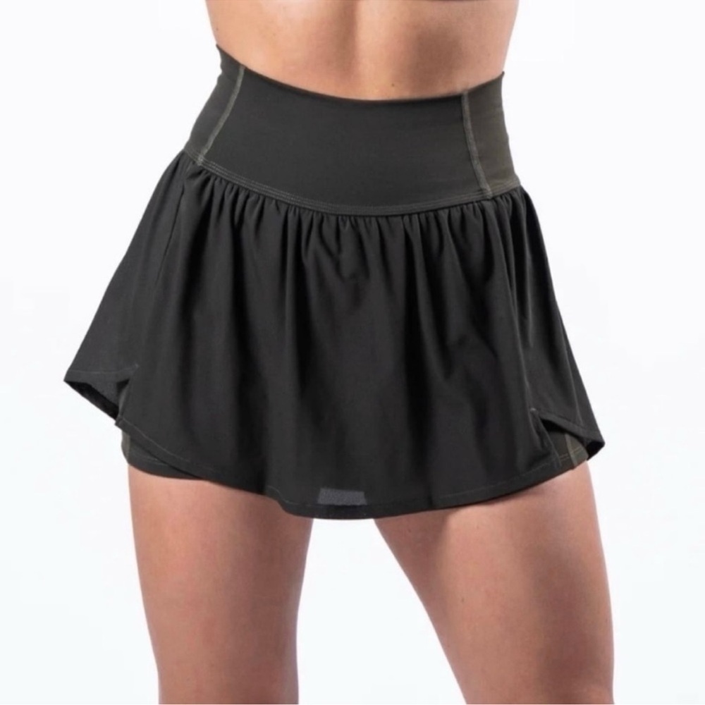 New Alphalete Trace Skirt Skort Green